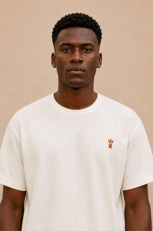 Camiseta de Algodón Peruano - Blanco Perla