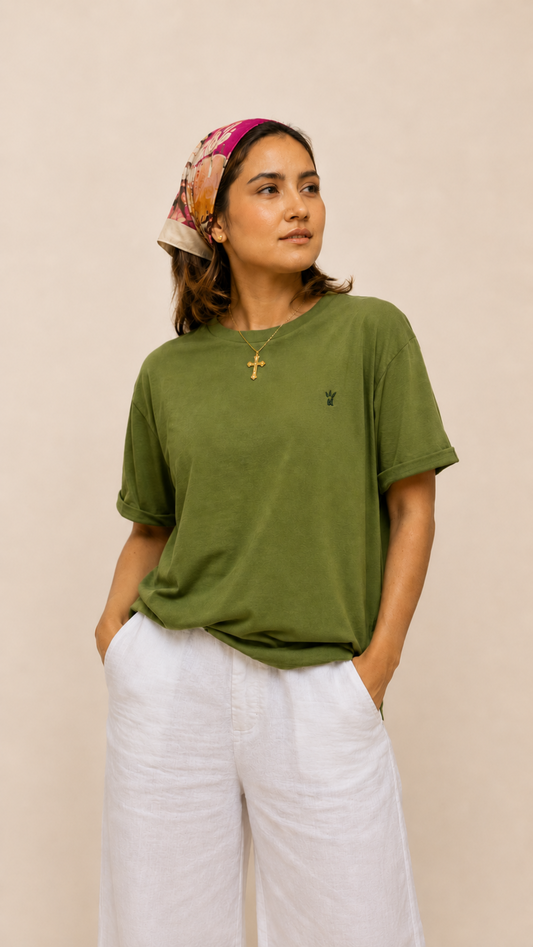 Camiseta de Bamboo Unisex - Verde Olivo