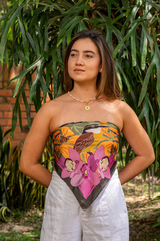 Pañoleta Bichofue del Bosque