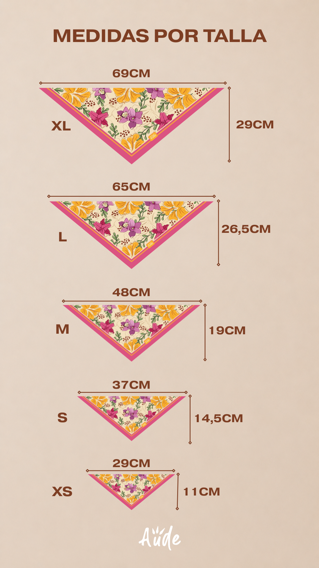 Pañoleta para Mascota Flor de Origen
