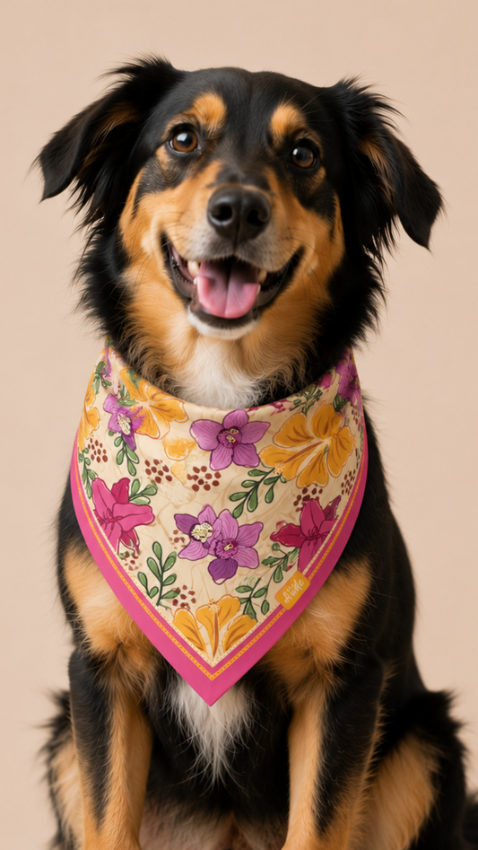 Pañoleta para Mascota Flor de Origen