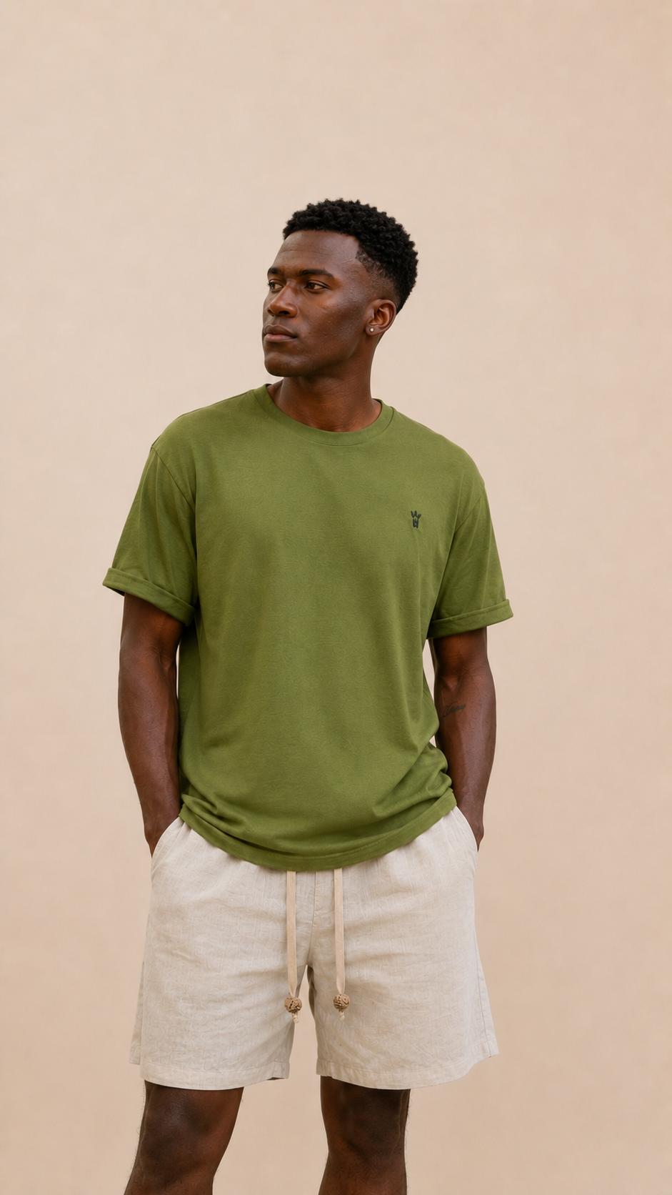 Camiseta de Bamboo Unisex - Verde Olivo