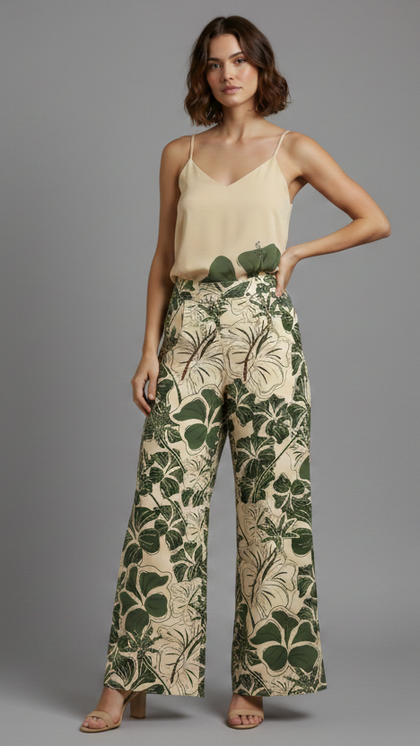 Alma Cayenna Pantalón palazzo