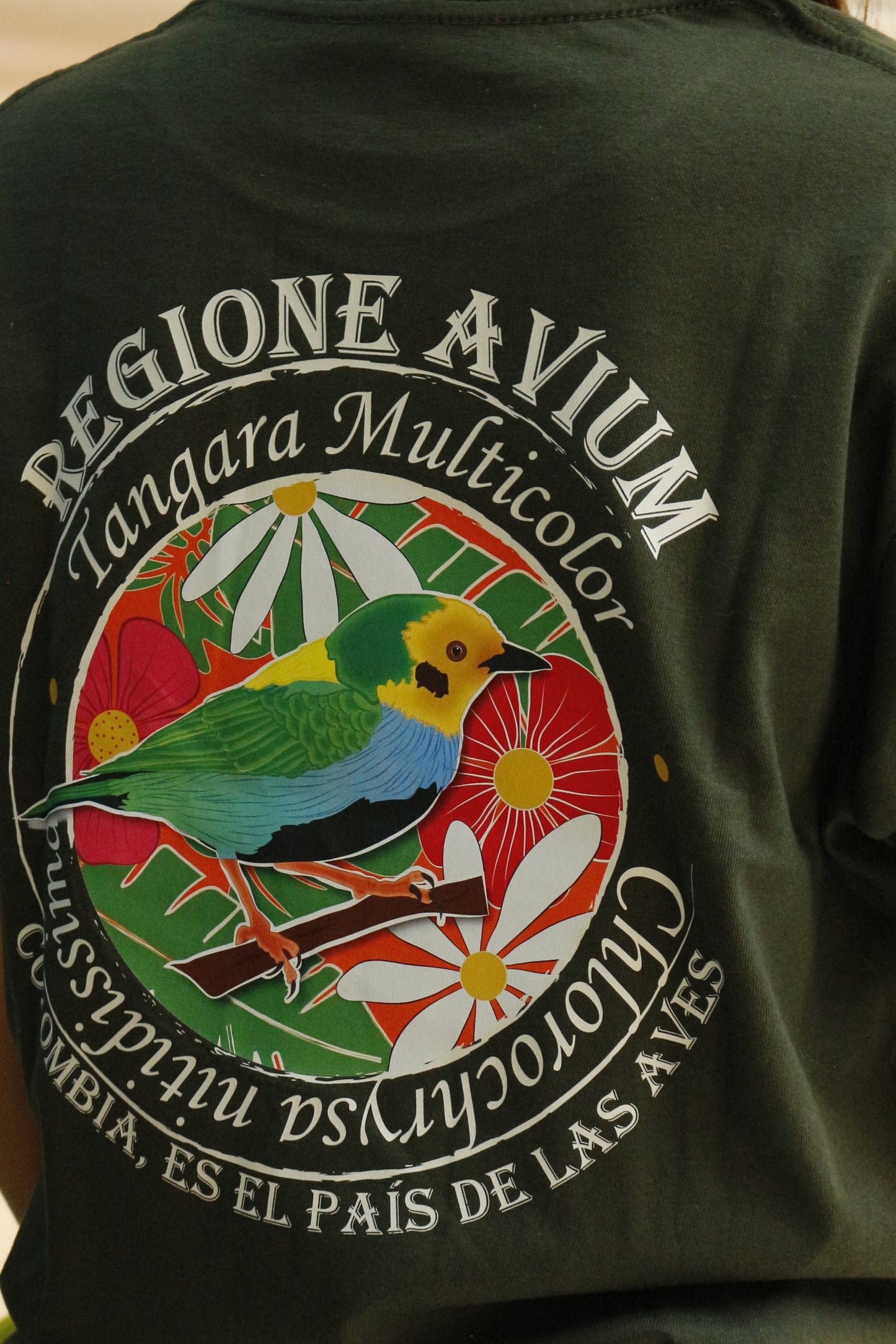 Tangara multicolor T-shirt unisex