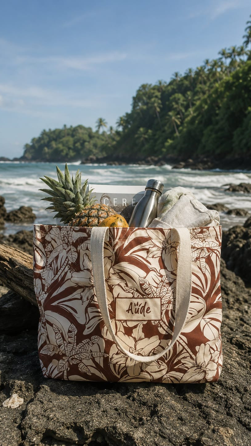 Tote Bag Atardecer en la Playita
